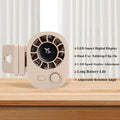 Ventilateur de voiture portable 360 °   Ventilateur portable rotatif avec 100 vitesses et clip pour bureau, camping, voyage, sport