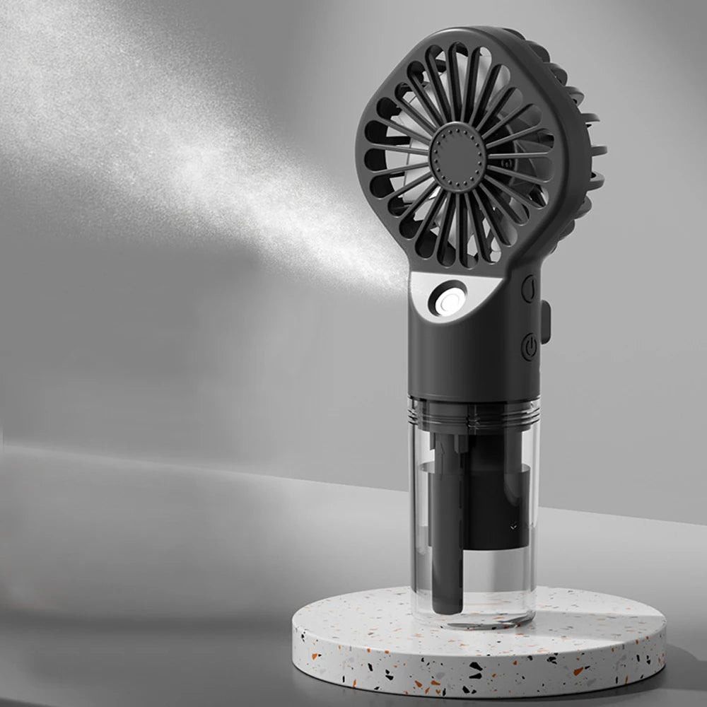 Ventilateur Brumisateur Portable – Fraîcheur Hydratante Nomade